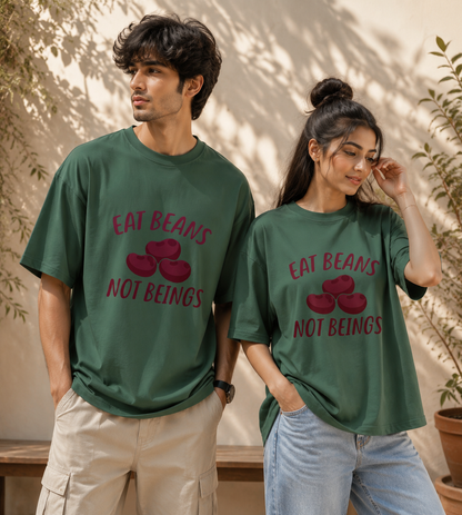 Eat Beans Not Beings (Forest Green)