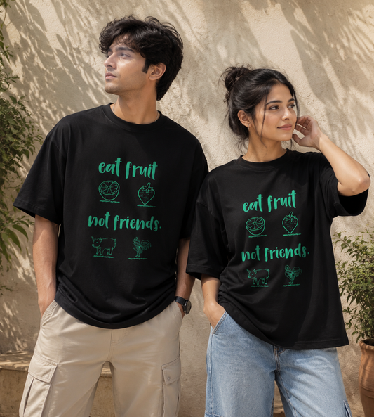 Eat Fruit Not Friends (Black)