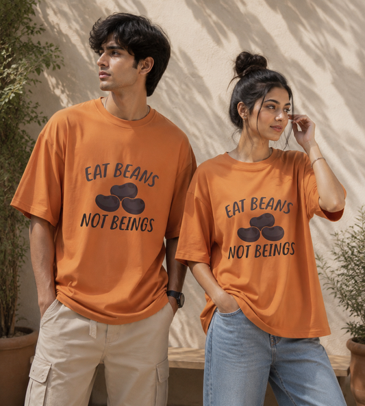 Eat Beans Not Beings (Peach)
