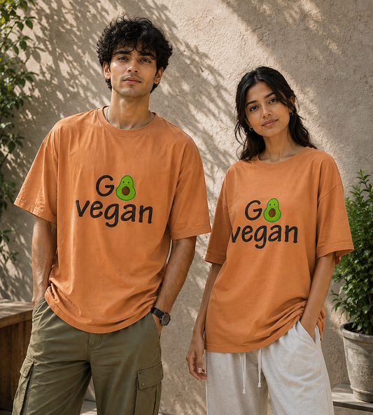 Go Vegan (Peach)