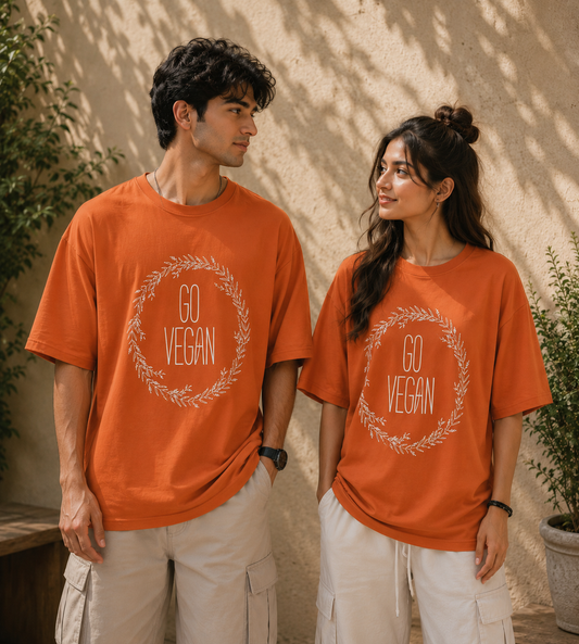 Go Vegan 02 (Orange)