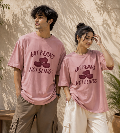 Eat Beans Not Beings (Pastel Pink)