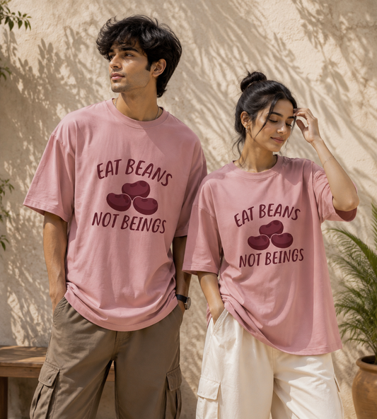 Eat Beans Not Beings (Pastel Pink)