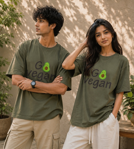 Go Vegan (Olive Green)