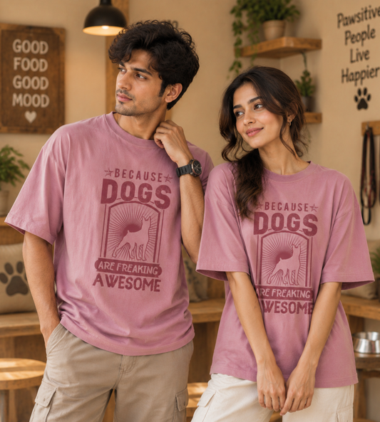 Because Dogs Are Freaking Awesome (Pastel Pink)