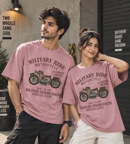 Military Ride (Pastel Pink)