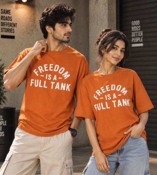 Freedom Is A Full Tank (Orange)