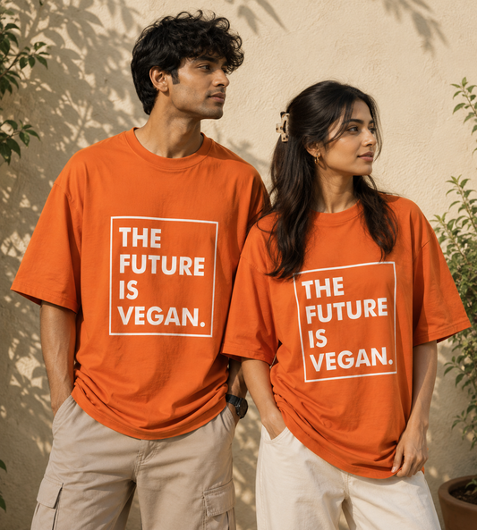 The Future Is Vegan (Orange)