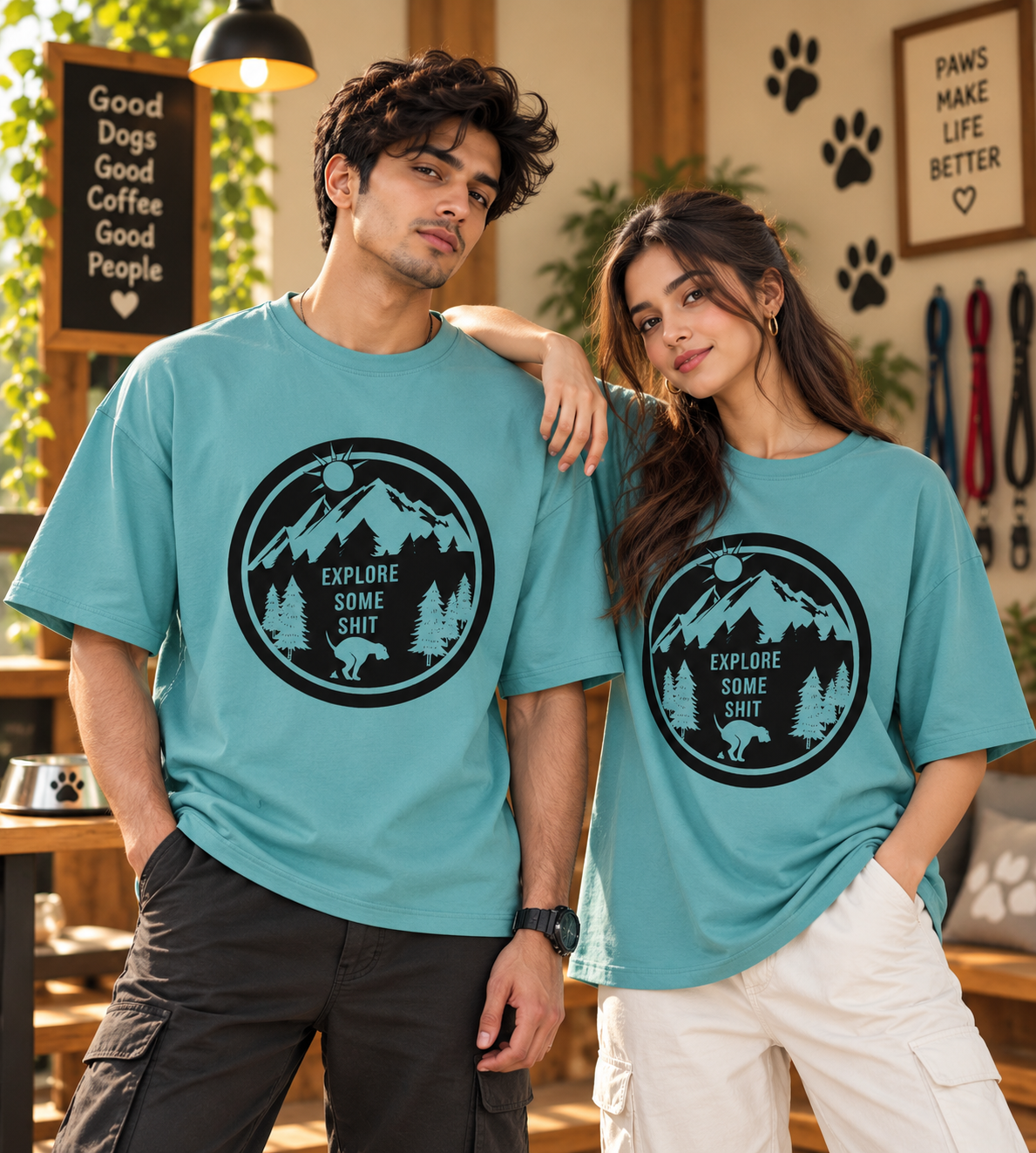 Explore Some Shit (Dusty Turquoise)