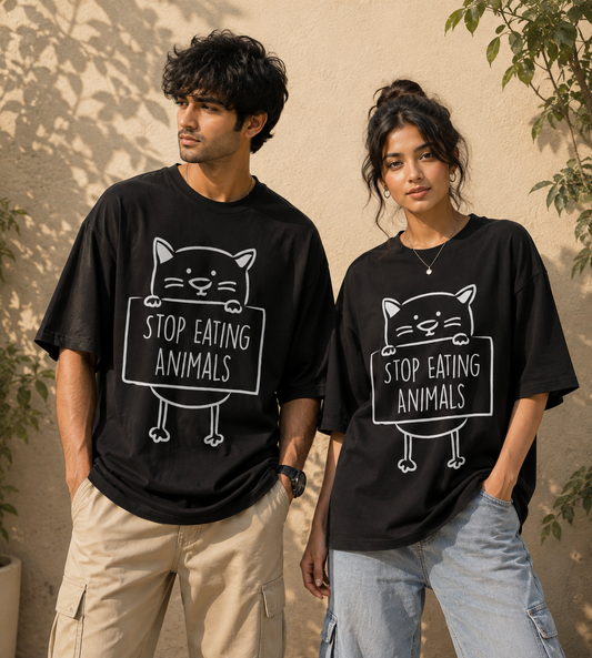 Stop Eating Animals (Black)