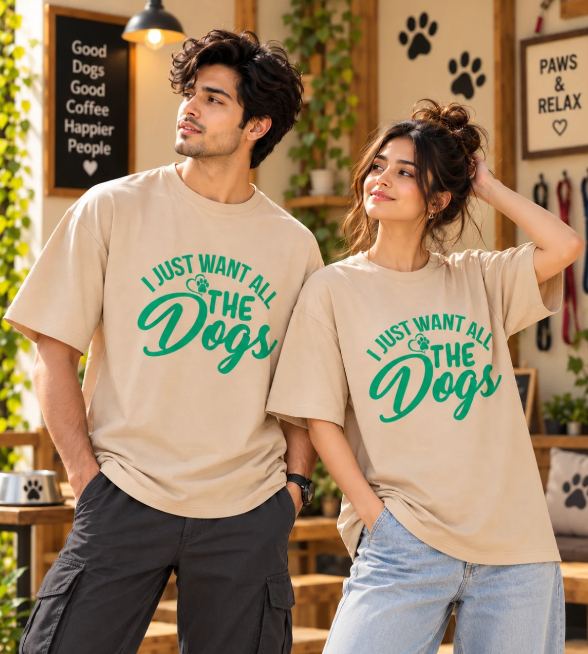 I Just Want All The Dogs (Beige)