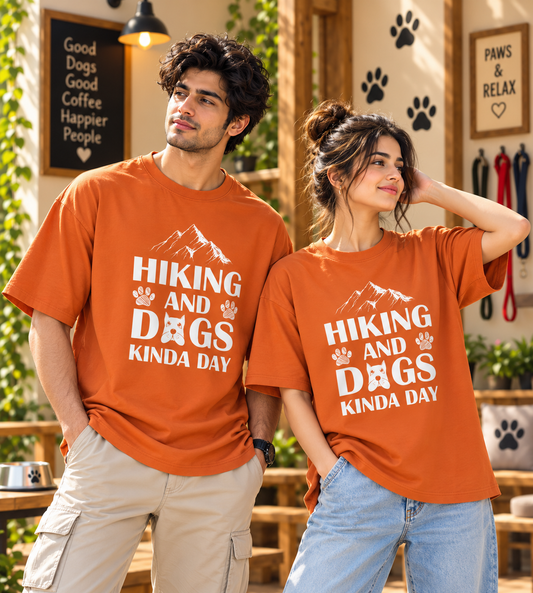 Hiking And Dogs Kinda Day (Orange)