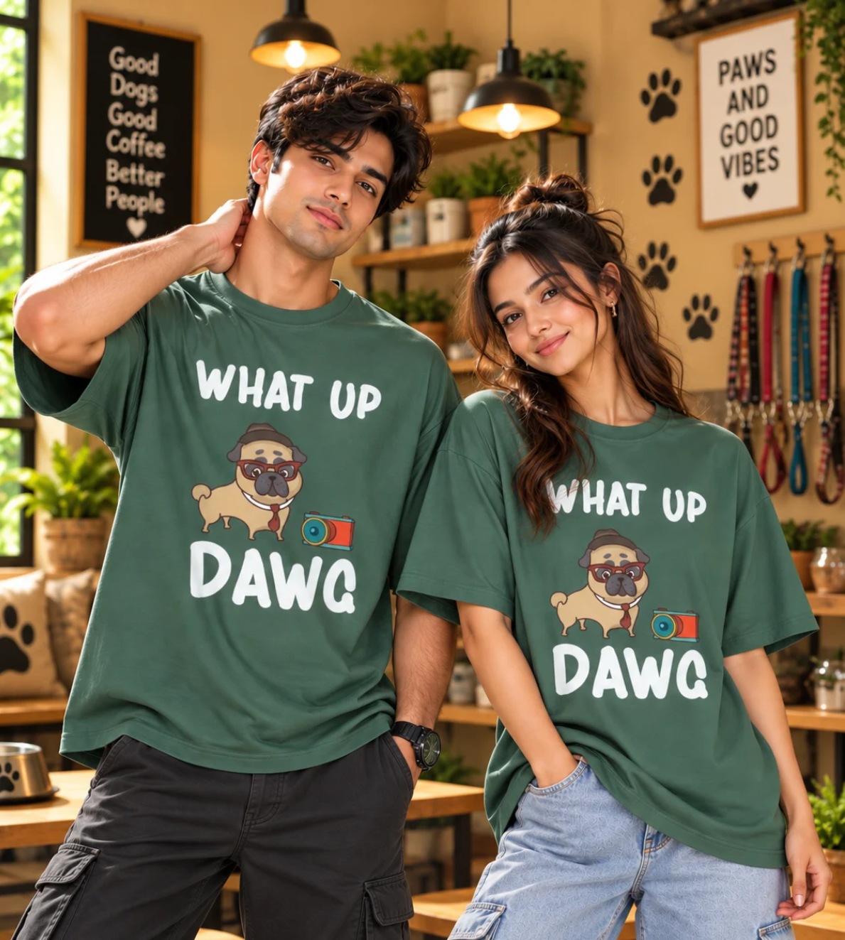 What Up Dawg (Forest Green)