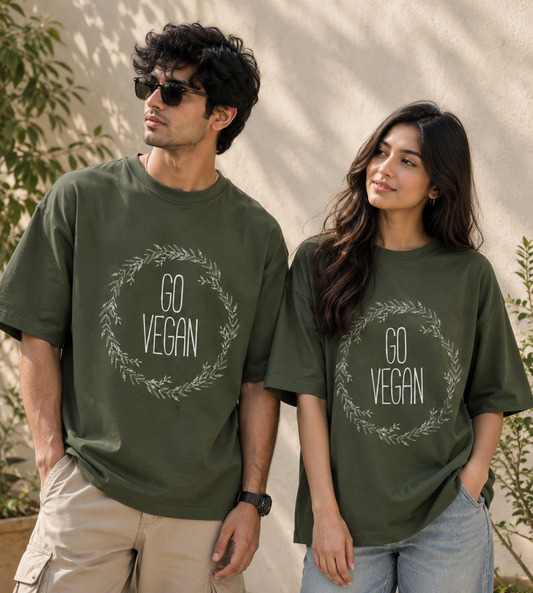 Go Vegan 02 (Olive Green)