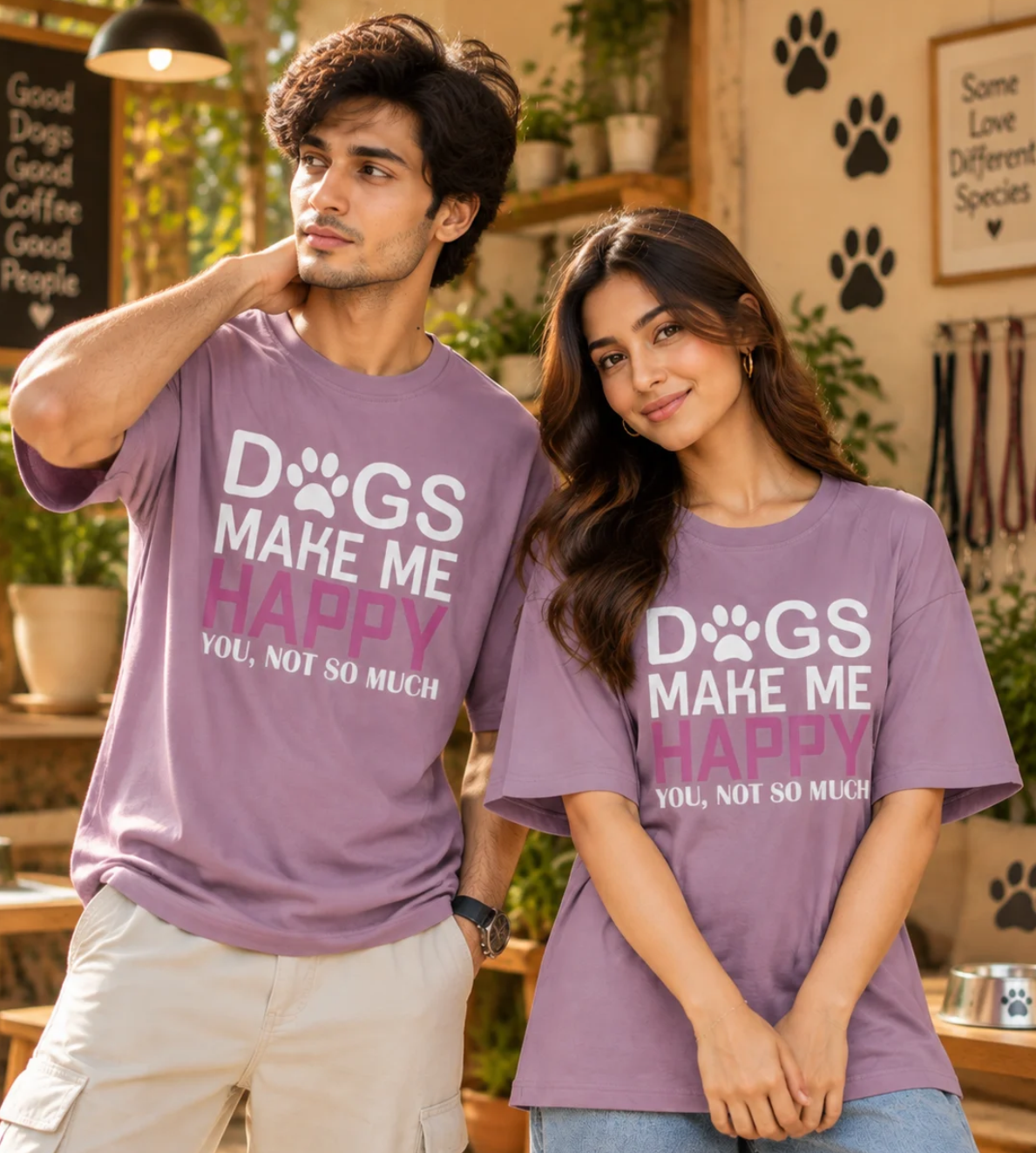 Dogs Make Me Happy (Lavender)