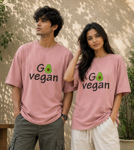Go Vegan (Pastel Pink)