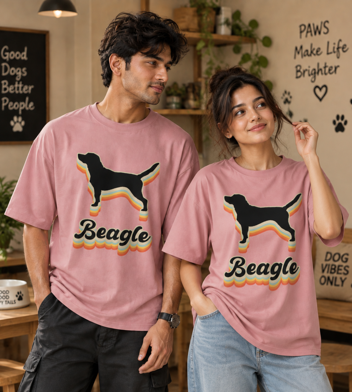 Beagle (Pastel Pink)