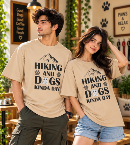 Hiking And Dogs Kinda Day (Beige)