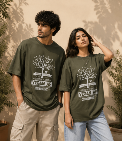 Vegan AF (Olive Green)