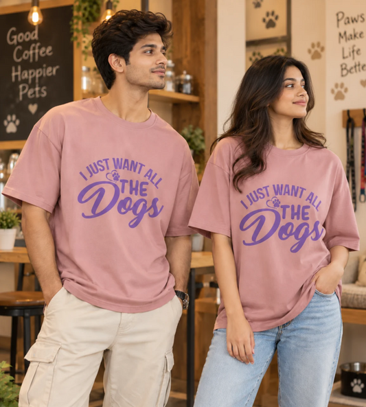 I Just Want All The Dogs (Pastel Pink)