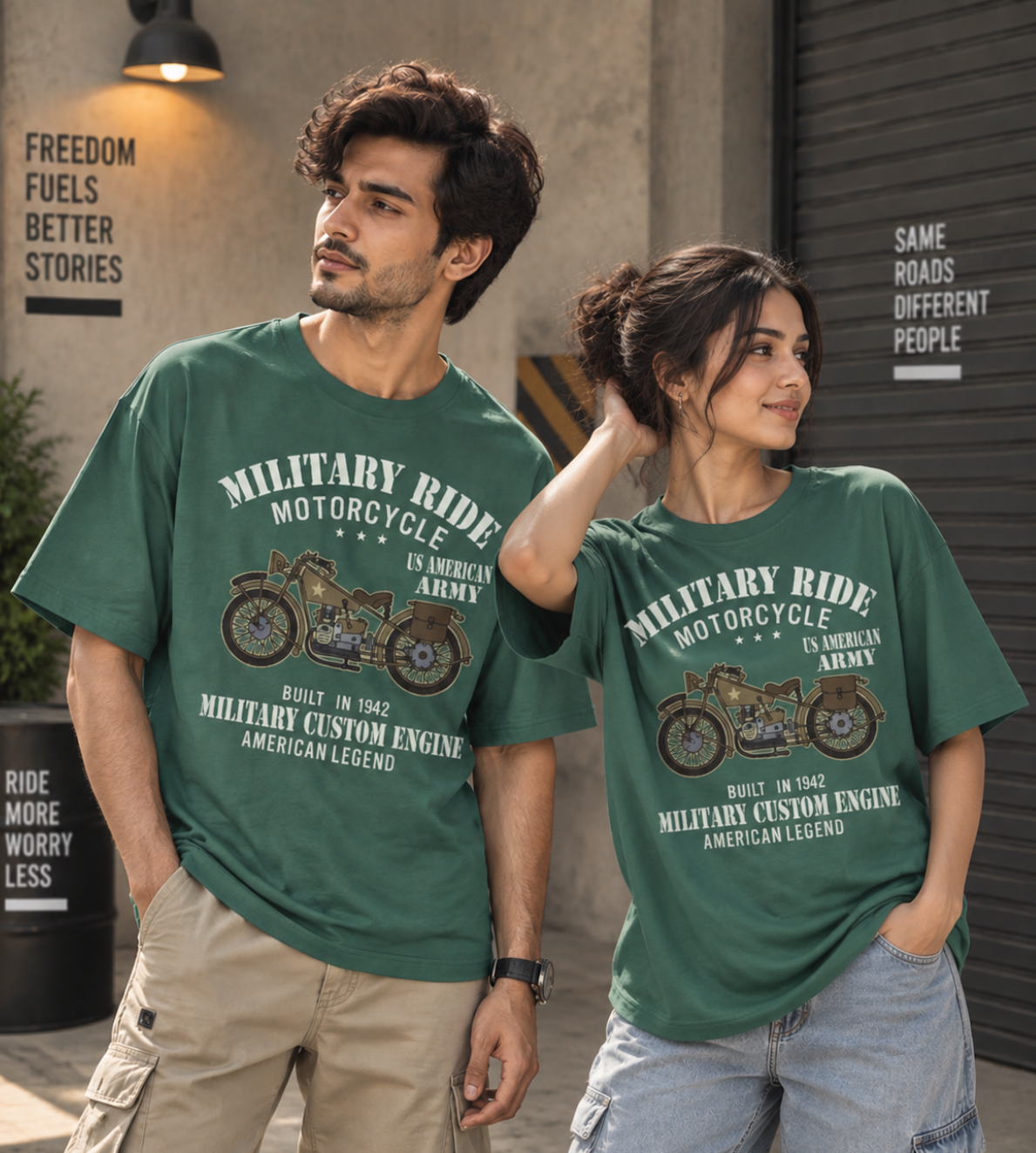 Military Ride (Forest Green)