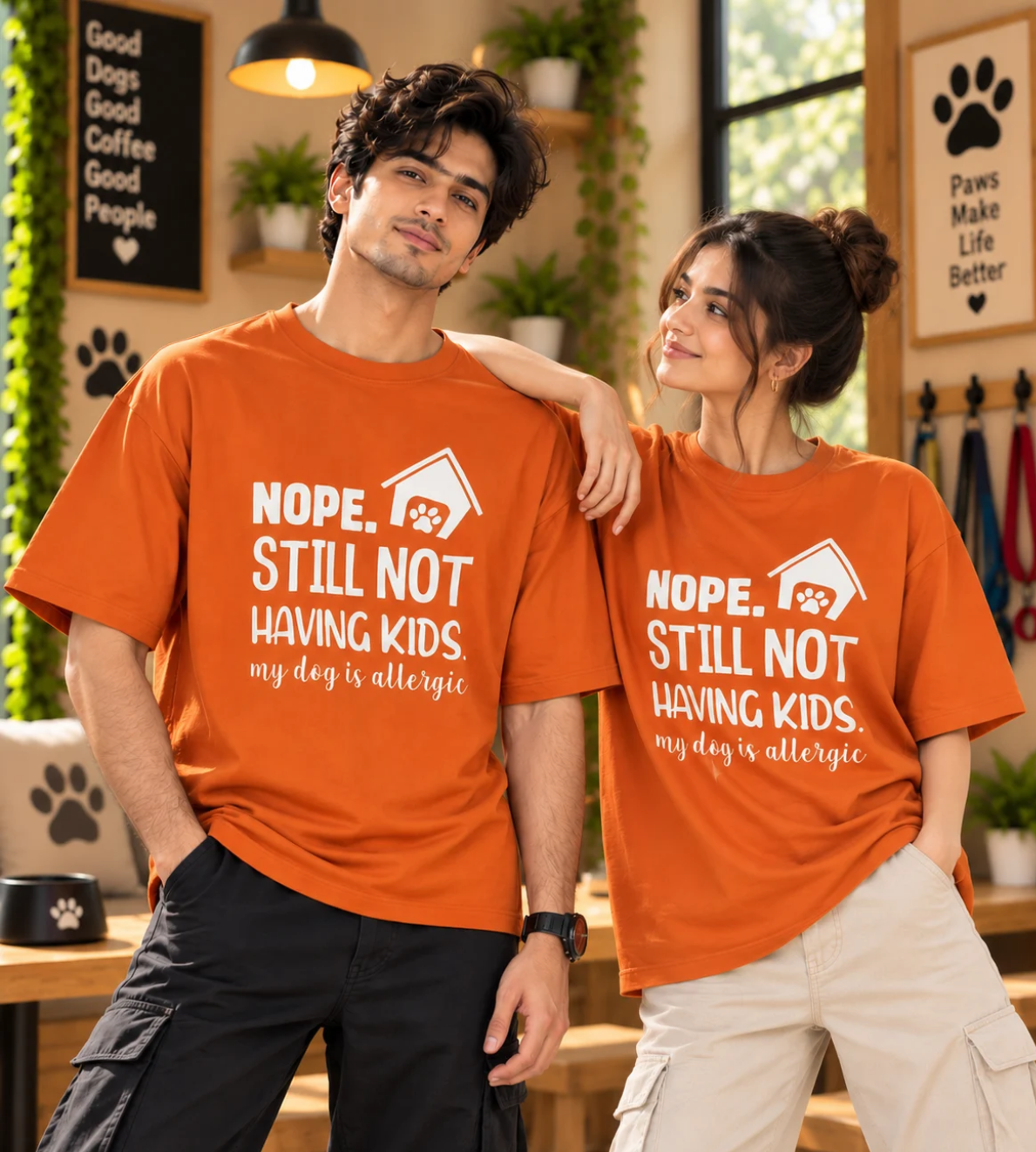 Nope. Still Not Having Kids (Orange)