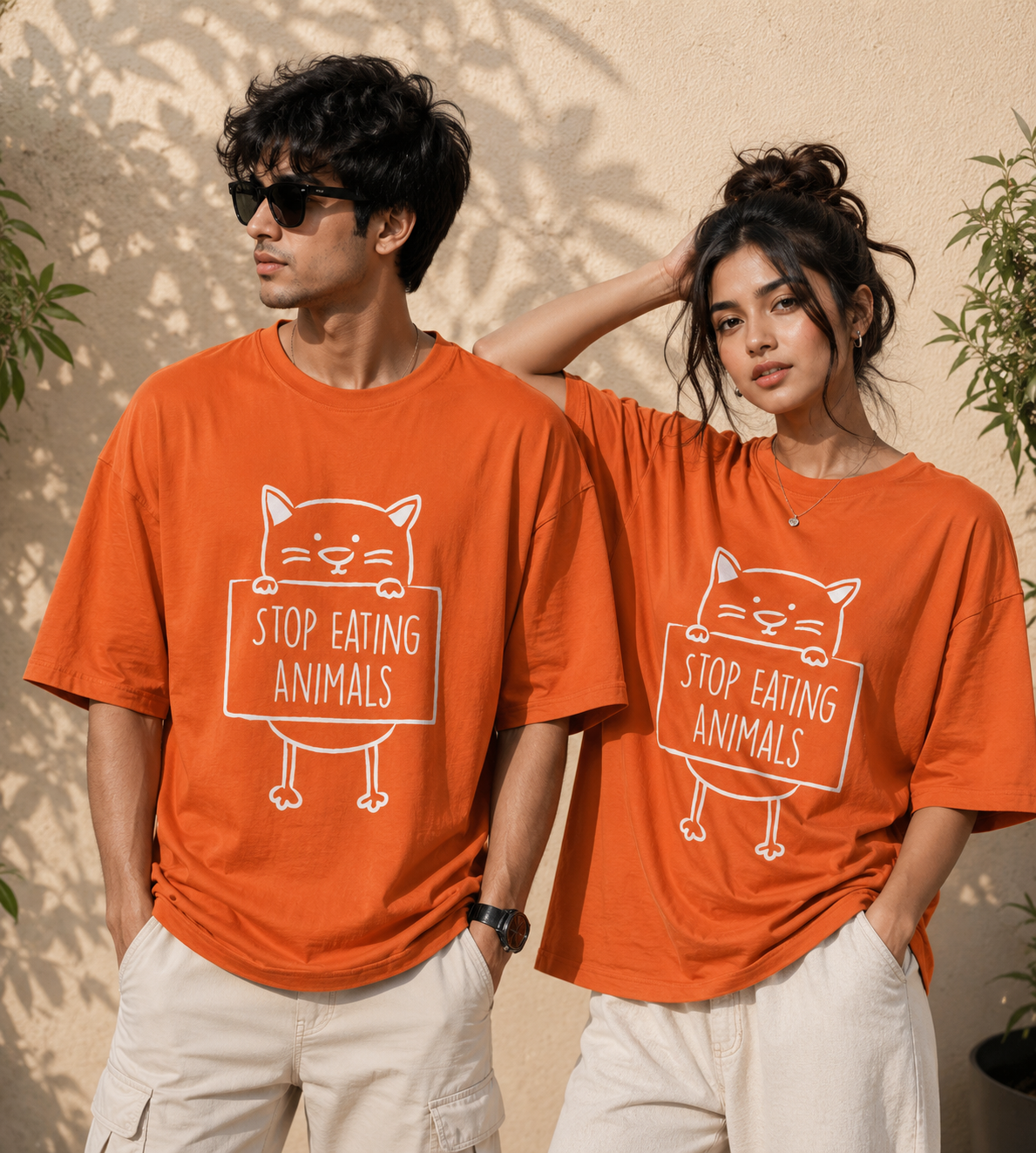 Stop Eating Animals (Orange)