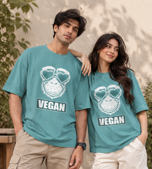 Vegan Monkey (Dusty Turquoise)