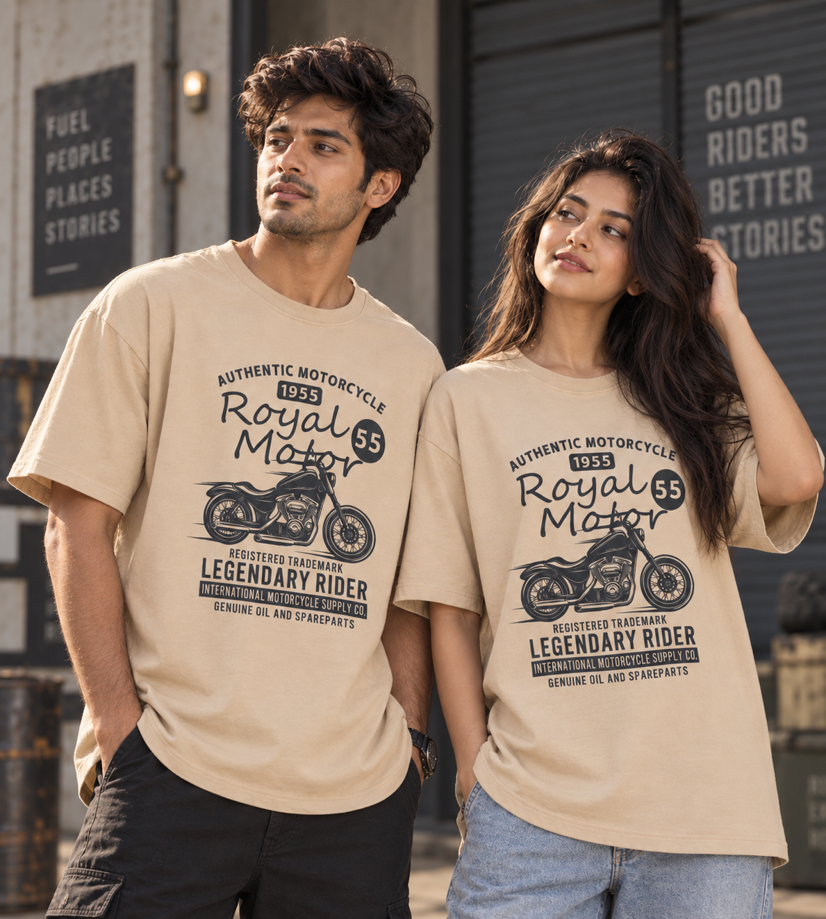 Authentic Motorcycle (Beige)