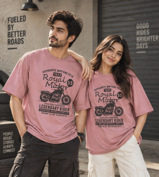 Authentic Motorcycle (Pastel Pink)