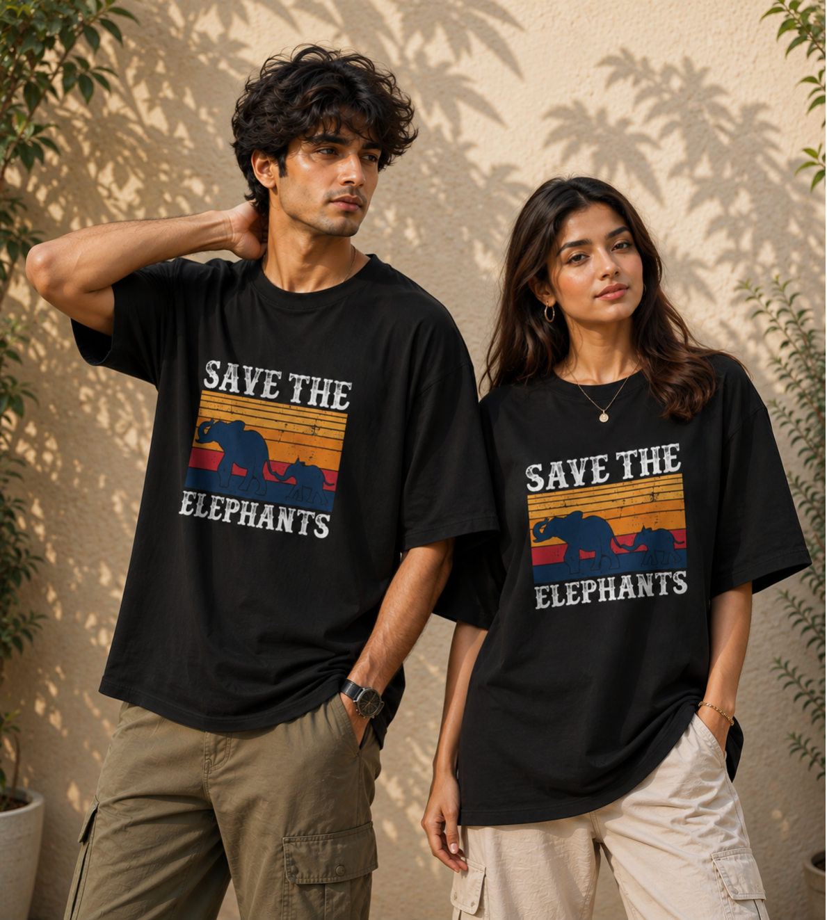 Save The Elephants (Black)