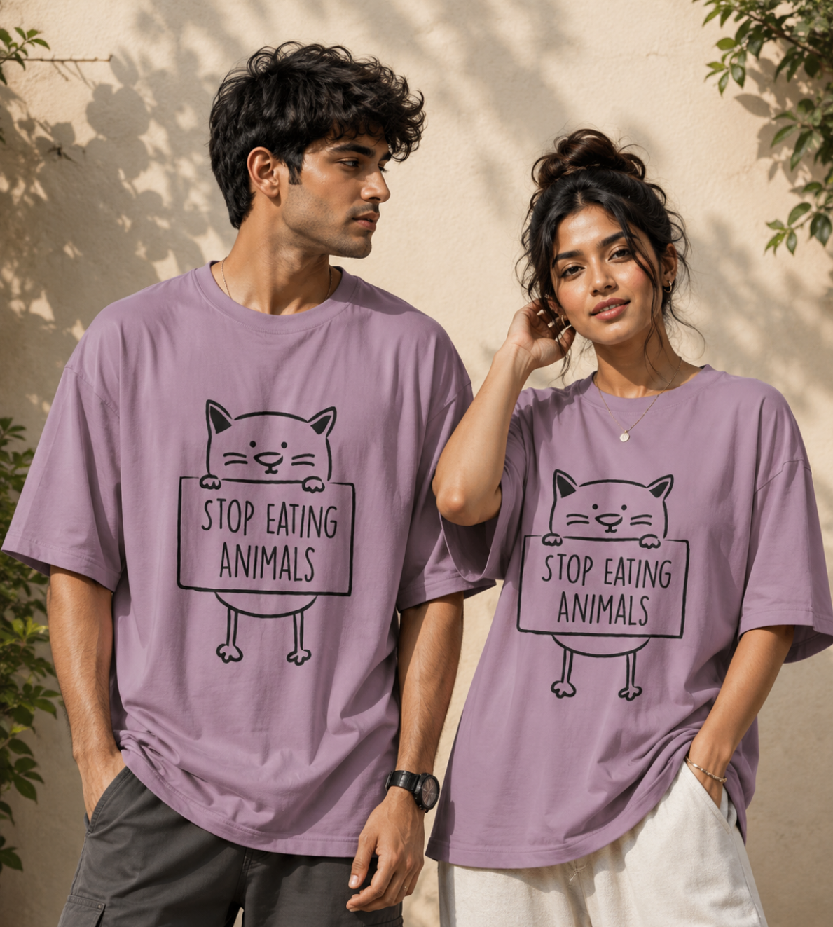 Stop Eating Animals (Lavender)