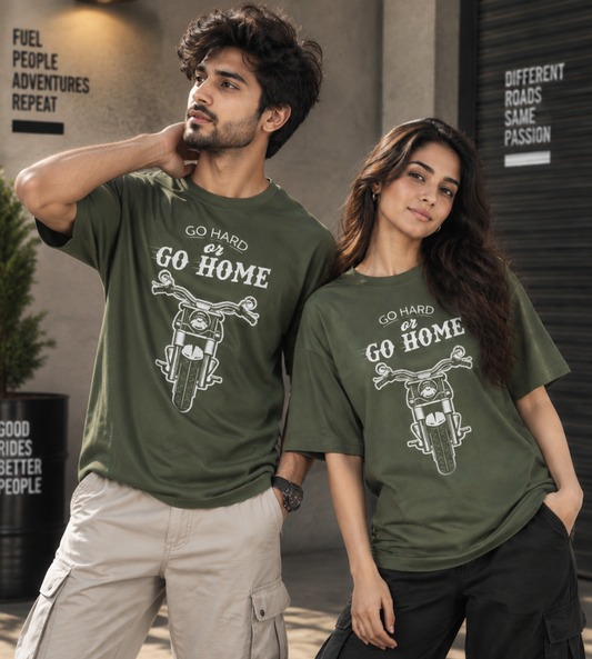 Go Hard Or Go Home (Olive Green)