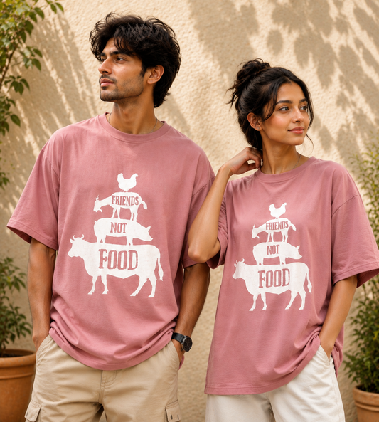 Friends Not Food (Pastel Pink)