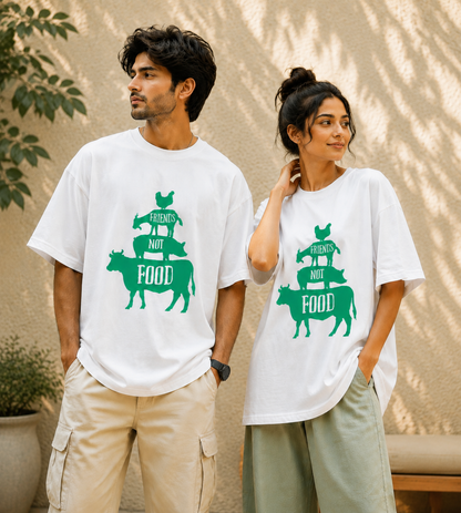 Friends Not Food (White)