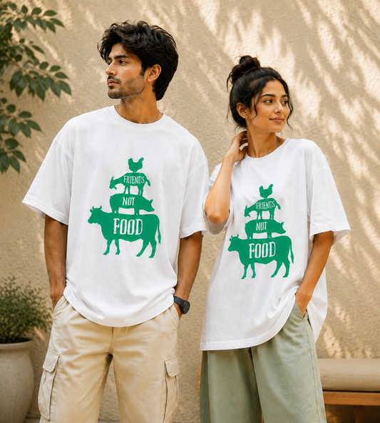 Friends Not Food (White)
