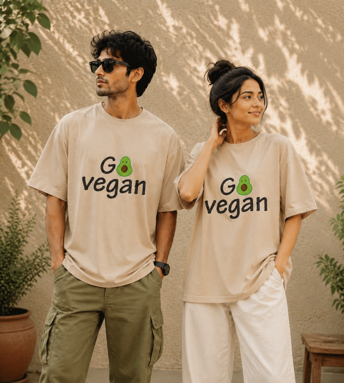 Go Vegan (Beige)