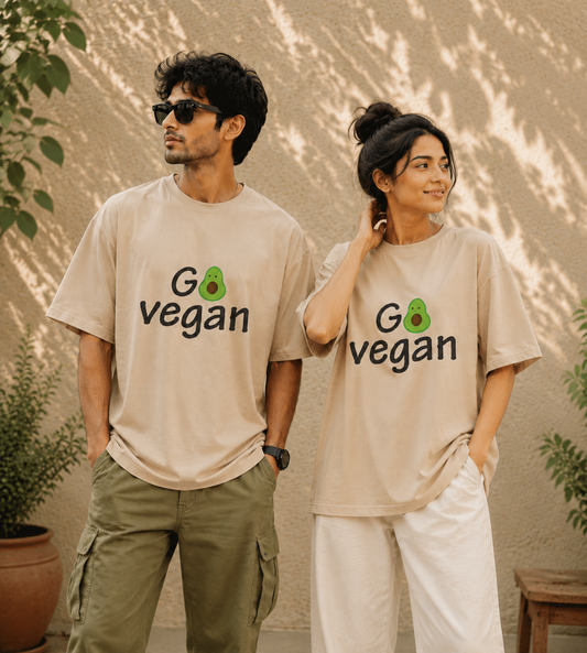 Go Vegan (Beige)