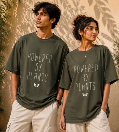 Powered By Plants (Olive Green)