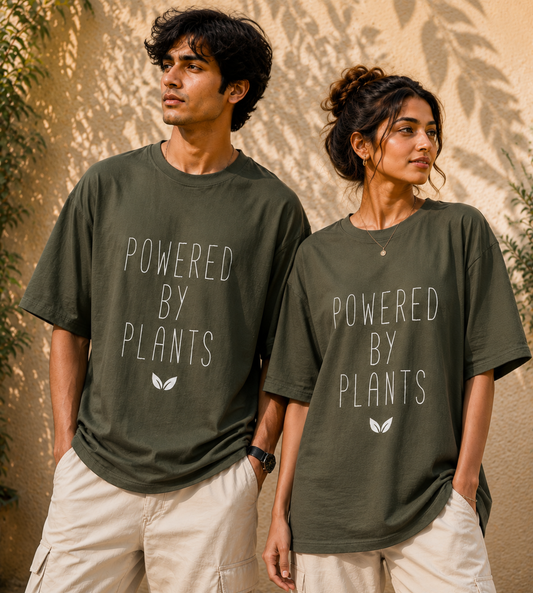 Powered By Plants (Olive Green)