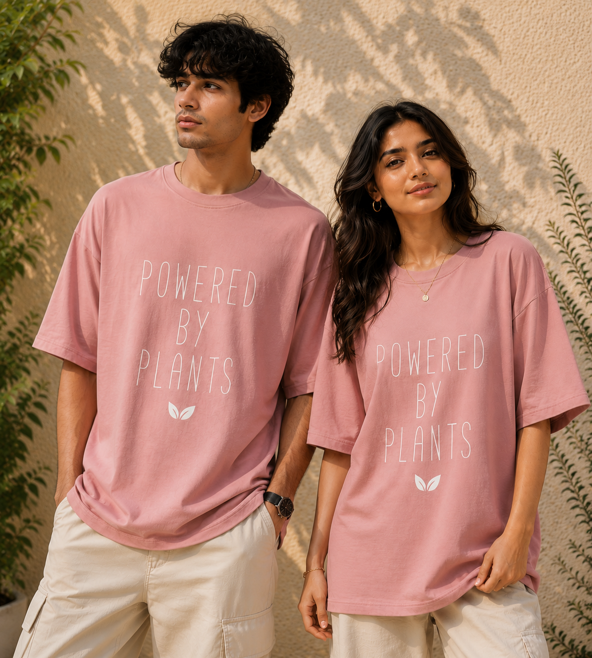 Powered By Plants (Pastel Pink)