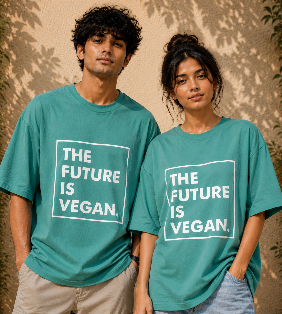 The Future Is Vegan (Dusty Turquoise)