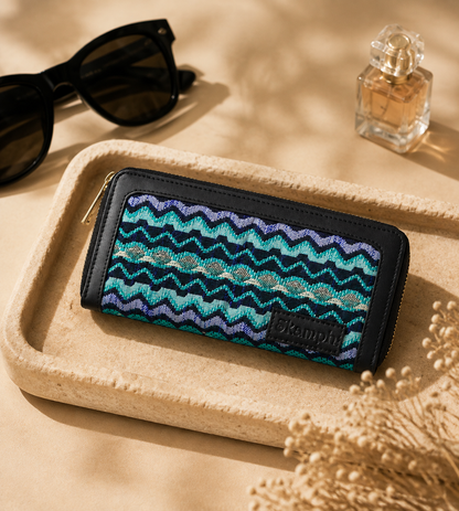 Green Black Ladies Wallet