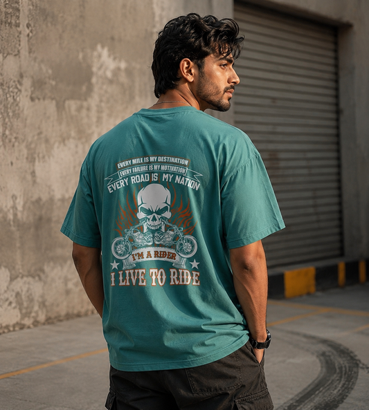 I'm A Rider (Dusty Turquoise)