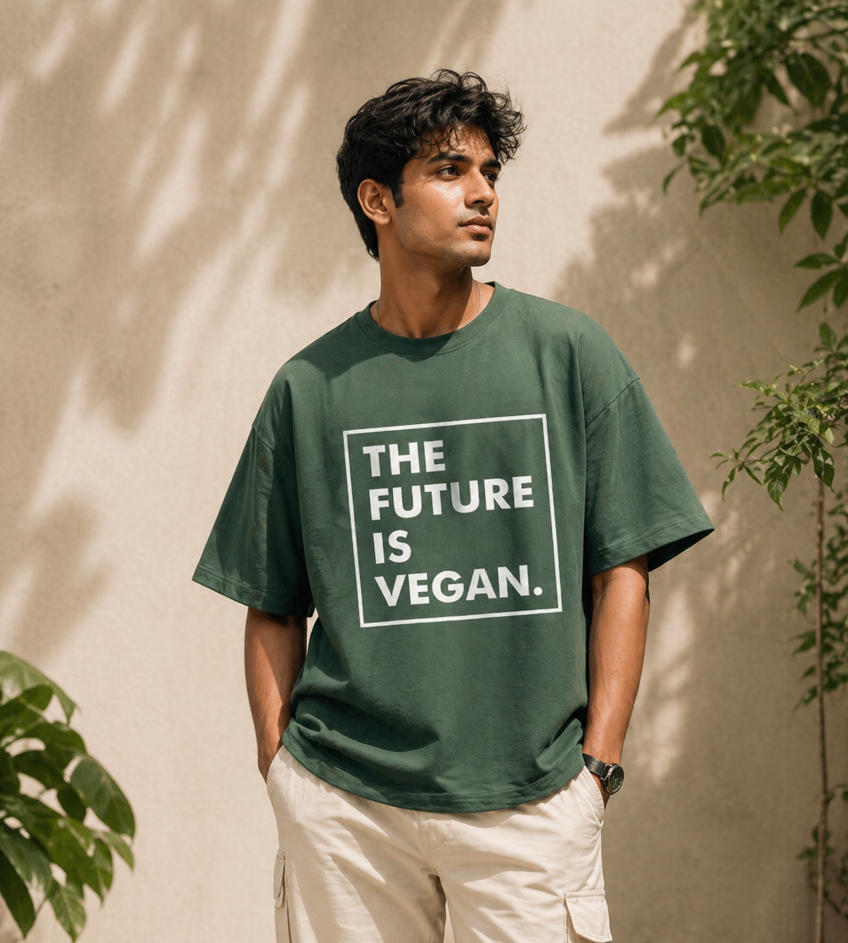 The Future Is Vegan (Forest Green)