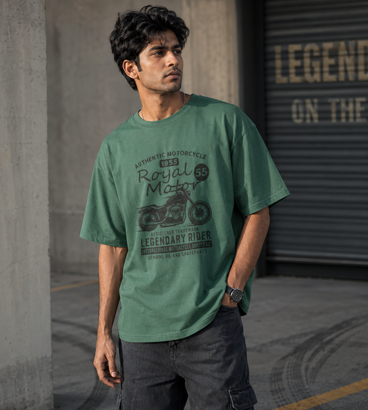 Authentic Motorcycle (Forest Green)