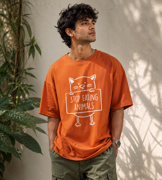Stop Eating Animals (Orange)