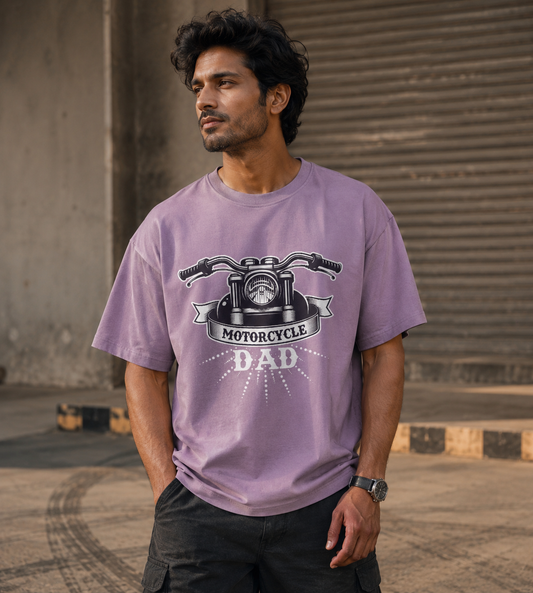 Motorcycle Dad (Lavender)
