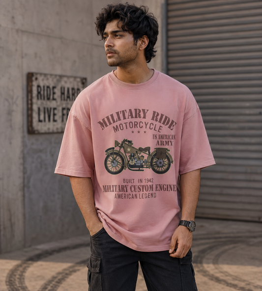 Military Ride (Pastel Pink)