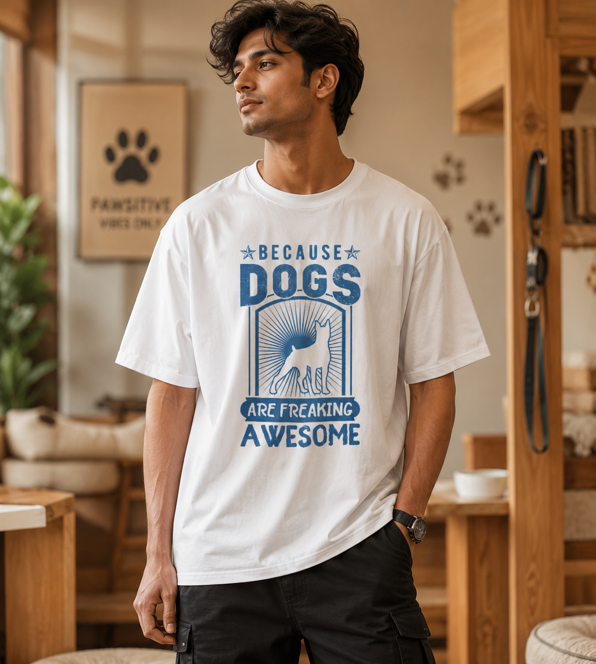 Because Dogs Are Freaking Awesome (White)
